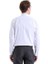 Beyaz Comfort Fit Düz 100% Pamuk Düğmeli Yaka Uzun Kollu Casual Gömlek 6