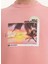 Pembe Baskılı Bisiklet Yaka Pamuklu Regular Fit Erkek Sweatshirt Wmcollage Fun 3