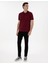 Bordo Regular Fit Basic Tişört 4