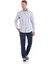 Yeşil Regular Fit Kareli 100% Pamuklu Slim Yaka Uzun Kollu Klasik Gömlek 2