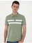 Yeşil Slim Fit Tişört 3