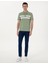 Yeşil Slim Fit Tişört 4