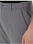 Gri Slim Fit Gofre Kanvas Pantolon 5