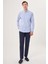 Erkek Regular Fit Paşa Yaka Spor Gömlek Mavi GM23Y231015_D35 4