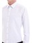 Siyah Slim Fit Baskılı Pamuklu Slim Yaka Uzun Kollu Klasik Gömlek 5