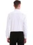 Siyah Slim Fit Baskılı Pamuklu Slim Yaka Uzun Kollu Klasik Gömlek 6