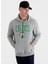 Team Logo Po Hoody Boscel Lgh Gri Kapüşon Yaka Normal Kalıp Sweatshirt 1