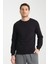 Erkek Uzun Kol Bisiklet Yaka Sweatshirt 3206 2