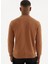 Kahverengi Baskılı Bisiklet Yaka Pamuklu Regular Fit Erkek Sweatshirt Record 4