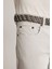 Slim Fit 5 Cep Açık Gri Yazlık Pantolon 6
