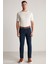 Slim Fit 5 Cep Lacivert Yazlık Pantolon 2