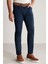 Slim Fit 5 Cep Lacivert Yazlık Pantolon 4