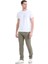 Haki Slim Fit Düz 5 Cep Pamuklu Kanvas Pantolon 2