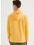 Sarı Kapüşonlu Cepli Pamuklu Regular Fit Erkek Sweatshirt Core Hoodıe W/pocket 4