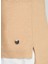 Saf Keten Kum Rengi Polo Yaka T-Shirt 7