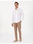 Beyaz Slim Fit Uzun Kollu Gömlek 4