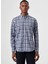 Regular Fit Flanel Ekoseli Lacivert Erkek Gömlek GM22K222098_D39 1