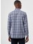 Regular Fit Flanel Ekoseli Lacivert Erkek Gömlek GM22K222098_D39 2