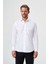 Erkek Regular Fit Saten Klasik Gömlek Beyaz GM23K232020_D01 1