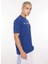 Bisiklet Yaka Mavi Erkek T-Shirt UMA23082TS1 1