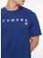 Bisiklet Yaka Mavi Erkek T-Shirt UMA23082TS1 5