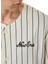 60284786-PINSTRIPE Ne Jersey Newera Beyaz Bisiklet Yaka Normal Kalıp Erkek T-Shirt 3