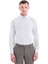 Lacivert Slim Fit Baskılı Pamuklu Slim Yaka Uzun Kollu Klasik Gömlek 3