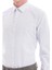Lacivert Slim Fit Baskılı Pamuklu Slim Yaka Uzun Kollu Klasik Gömlek 6