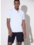 Beyaz Erkek Polo T-Shirt BBSP23MTS040 1