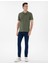 Haki Regular Fit Basic Tişört 4