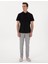 Siyah Basic Regular Fit Kısa Kollu Cepli Gömlek 4