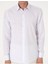 Lacivert Slim Fit Çizgili Uzun Kollu Gömlek 6