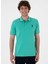 Erkek Regular Fit Polo Yaka Mint Basic Tişört 4