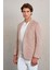 Kiremit Comfort Fit Desenli Mono Yaka Casual Ceket 5
