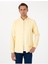 Sarı Slim Fit Uzun Kollu Gömlek 1