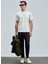 Marcus Modern Grafik T- Shirt Kırık Beyaz 2
