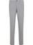 Gri Slim Fit Kareli Yandan Cep Kumaş Pantolon 1