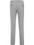 Gri Slim Fit Kareli Yandan Cep Kumaş Pantolon 2