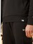 Kapüşonlu Normal Kalıp Düz Siyah Erkek Sweatshirt - Nba Tear Logo Hoody Chibul Blk 4