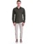 Yeşil Slim Fit Baskılı 100% Pamuklu Slim Yaka Uzun Kollu Baskılı Casual Gömlek 2