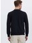 Siyah Baskılı Bisiklet Yaka Pamuklu Regular Fit Erkek Sweatshirt Wmxmas Deer 4