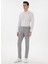 Gri Erkek Slim Fit Chino Pantolon Hagas 3
