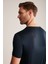 Bisiklet Yaka Lacivert Basic T-Shirt 3