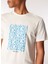Beyaz Erkek Bisiklet Yaka Relaxed Baskılı T-Shirt D4SM-TST3281 4