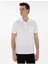 Beyaz Regular Fit %100 Pamuk Polo Yaka Basic Tişört 1