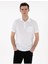 Beyaz Regular Fit %100 Pamuk Polo Yaka Basic Tişört 2