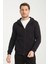 3 Iplik Fermuarlı Kapşonlu Sweatshırt 6052 3