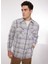 Gri Erkek Relaxed Fit Kareli Gömlek D3WM-GML3 1