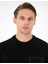 Siyah Regular Fit Bisiklet Yaka Sweatshirt 2
