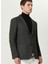 Antrasit Erkek Slim Fit Armürlü Ceket 1093110 2